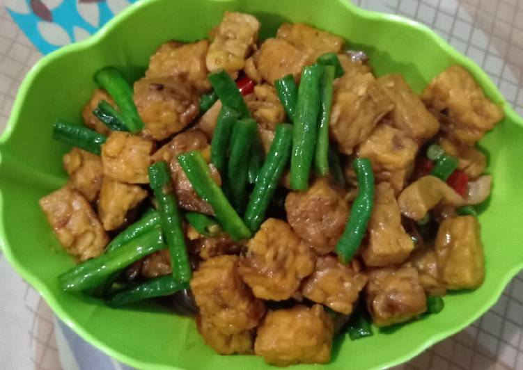 Resep Orek Tempe Jamur kacang Panjang, Enak