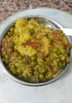 A picture of Diet Mutter khichri.