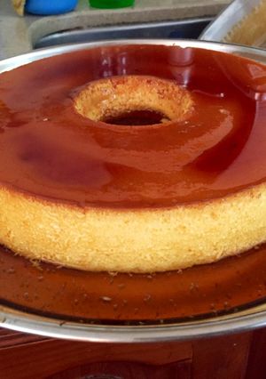 Una foto de Flan CASERO