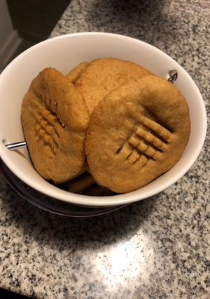 Una foto de Galletas de mantequilla de maní (Sin gluten y veganas)