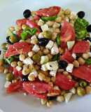 Ensalada de garbanzos a la griega