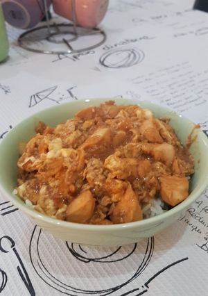 Foto resep Oyakodon mantul versi indo