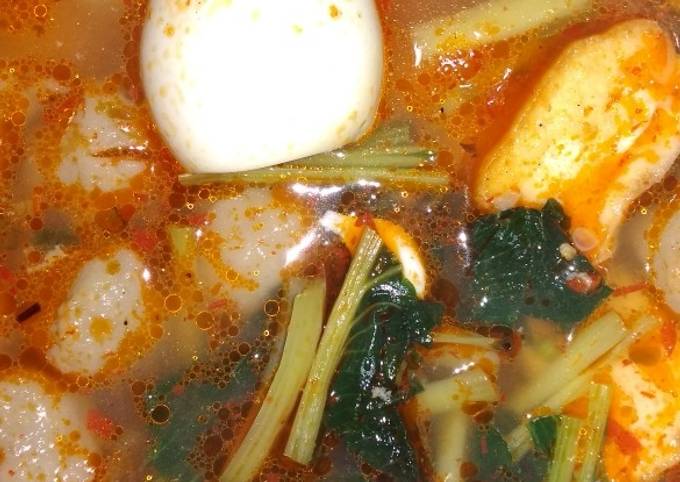 Resep Bakso Kuah Pedas Oleh Aniza Cookpad