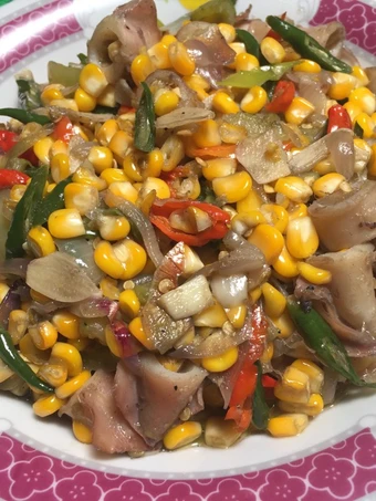 Langkah Gampang Membikin Resep  Tumis Cumi Asin Jagung Manis yang Bikin Ngiler, Enak