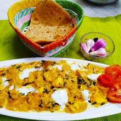 A picture of Methi Malai Paneer.