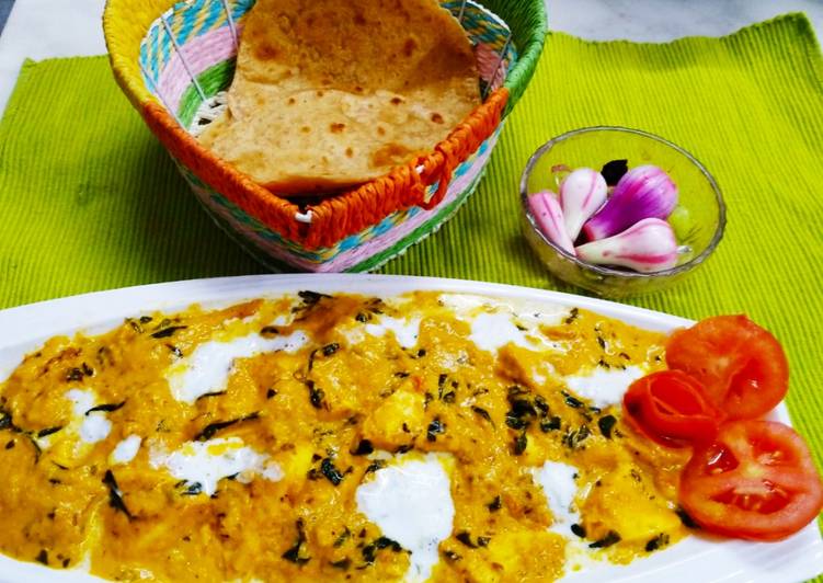 Recipe of Speedy Methi Malai Paneer