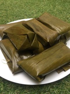 Foto resep Lontong Isi Oncom pedas