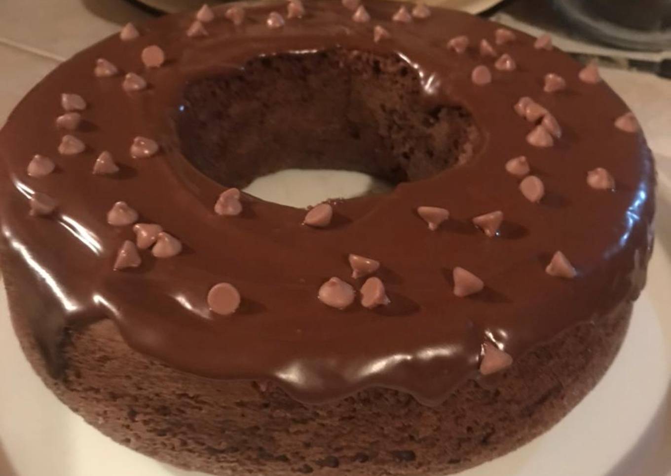 Rosca de chocolate rápida