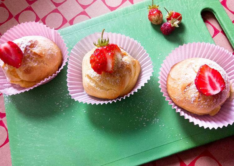 Kue soes (Choux puffs) anti gagal dam simple😍