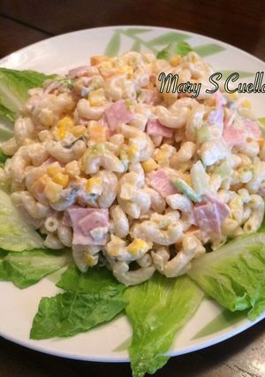 Una foto de Ensalada de Coditos A Mi Estilo💖