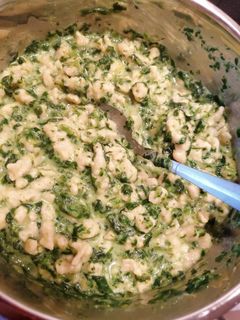 Spenótos nokedli/galuska recept fotója