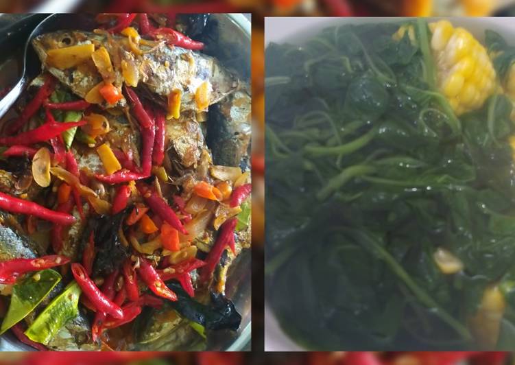 Resep Gembung tauco &amp; bayam jagung | Langkah Membuat Gembung tauco &amp; bayam jagung Yang Sedap