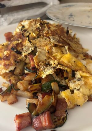 Une photo de Omelette façon döner