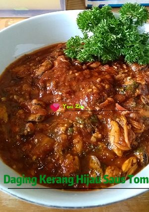 Foto resep Daging Kerang Hijau Saus Tomat