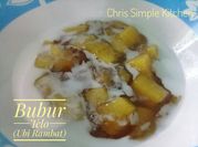 Gambar bubur telo ubi rambat