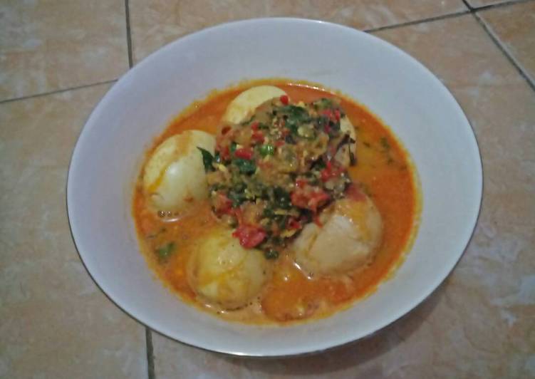 Telur Balado Daun Kemangi