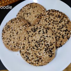 Tahini Sesame Cookies A picture of Tahini Sesame Cookies.