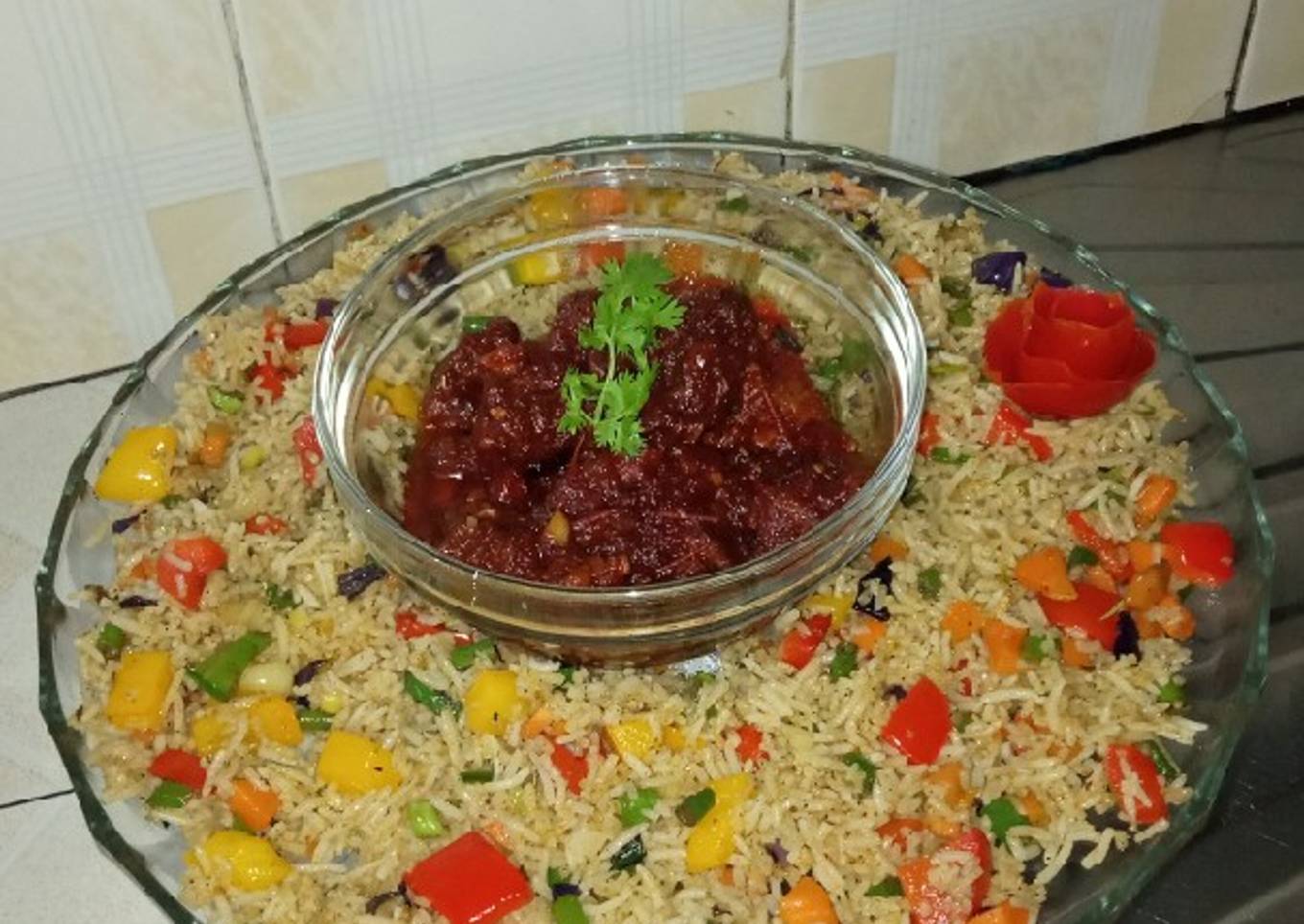 Vegetable rice