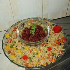 A picture of Vegetable rice.