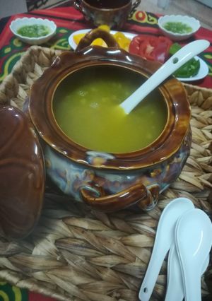 صورة لوصفة شوربة عدس بتشهي وعلى طريقتي 👌😍