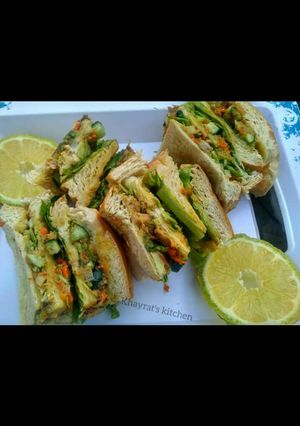 Sandwich mai sardine ainihin hoton girkin