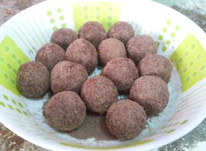 Una foto de Trufas caseras de chocolate