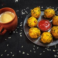 Rice bonda A picture of Rice bonda.