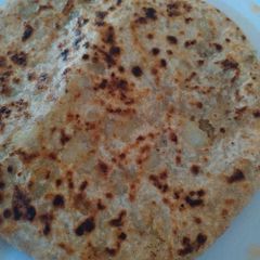Aalu paratha A picture of Aalu paratha.