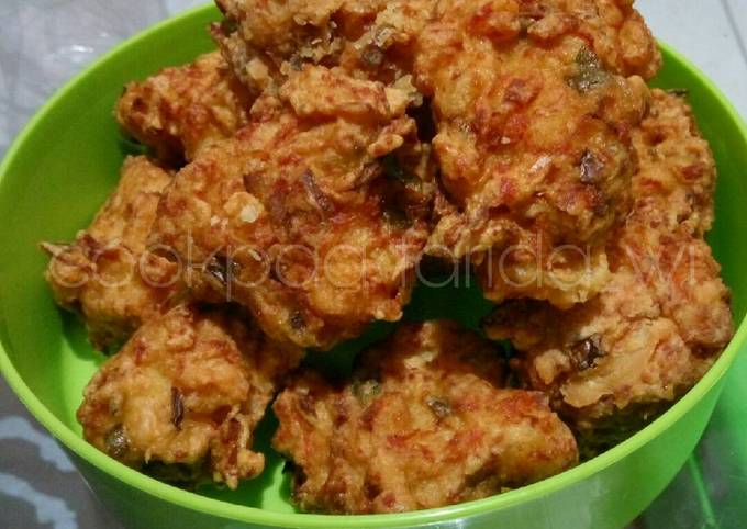 Daging ayam cincang goreng keju