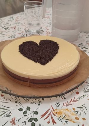 Una foto de Tarta de 3 chocolates