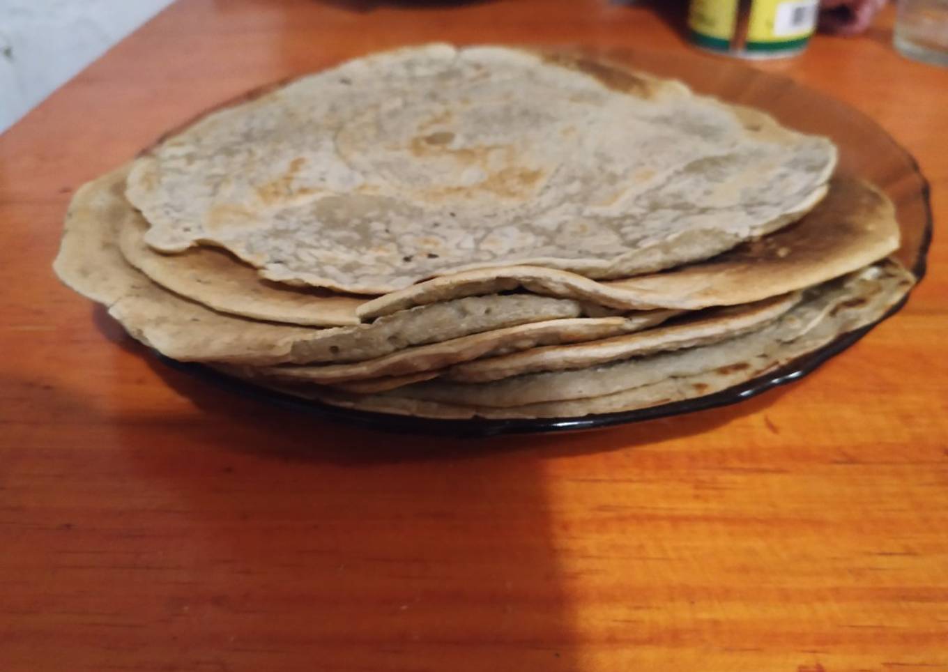 Panqueques con masa de lentejas