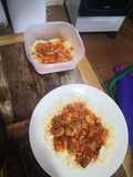 Salsa con corazoncitos para mi hijo