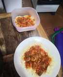 Salsa con corazoncitos para mi hijo
