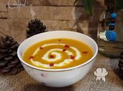 A picture of pumpkin soup