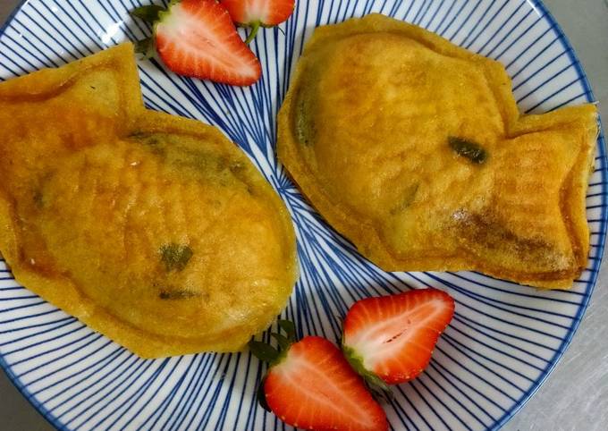 起司鮭魚蛋餅鯛魚燒 食譜成品照片