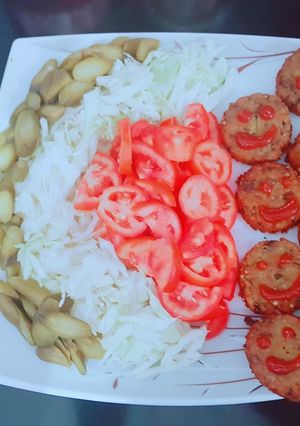 عکسی از دستور فلافل