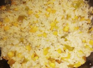 Una foto de Arroz con verduras