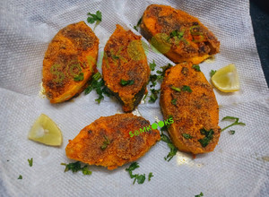 A picture of Indian salmon or Blue threadfin/Rawas Fish - Fry.