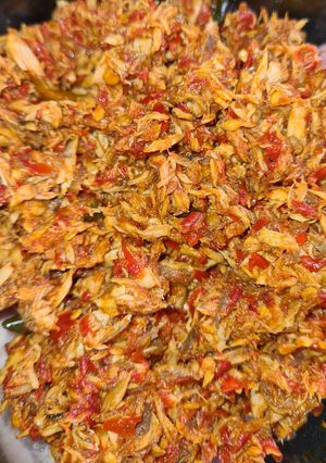 Foto resep Ikan Cakalang Suwir Manado Pedas