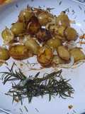 Papines, tomillo y romero (hierbas en la cocina)