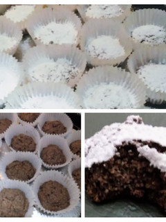 Una foto de Muffins de cacao sin manteca