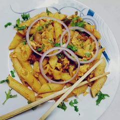 A picture of Chicken macaroni 😋.