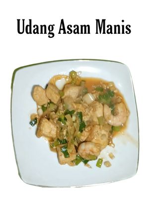Foto resep Udang Asam Manis