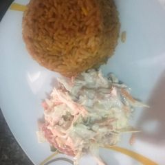 A picture of Jollof Rice.
