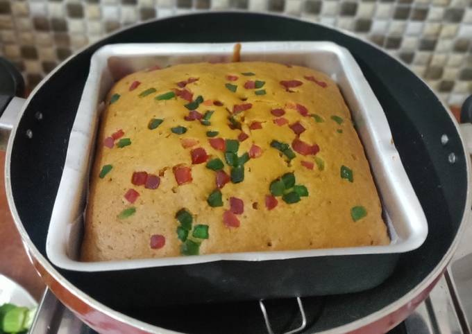 आटे का केक, बिना एग और कन्डेंस्ड मिल्क के । Eggless wheat flour cake Recipe  | Atta cake without oven - YouTube