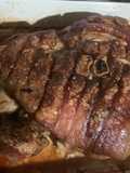 Pierna de chancho al horno