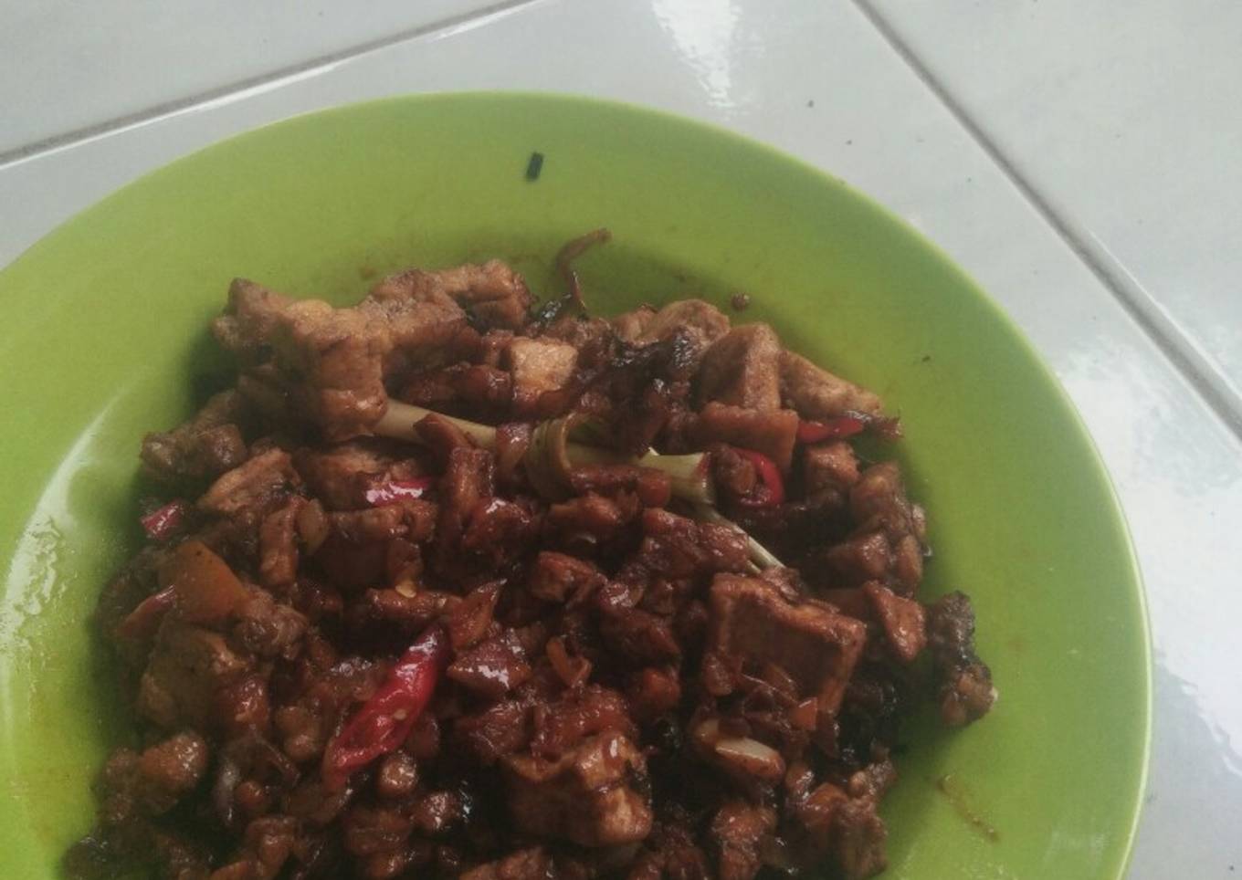 Oreg tahu tempe sereh