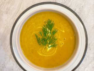 شوربة الشوفان بالخضار