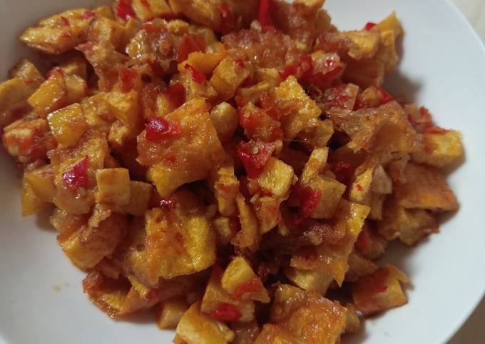 Cara Membuat Balado kentang telur Bahan Sederhana