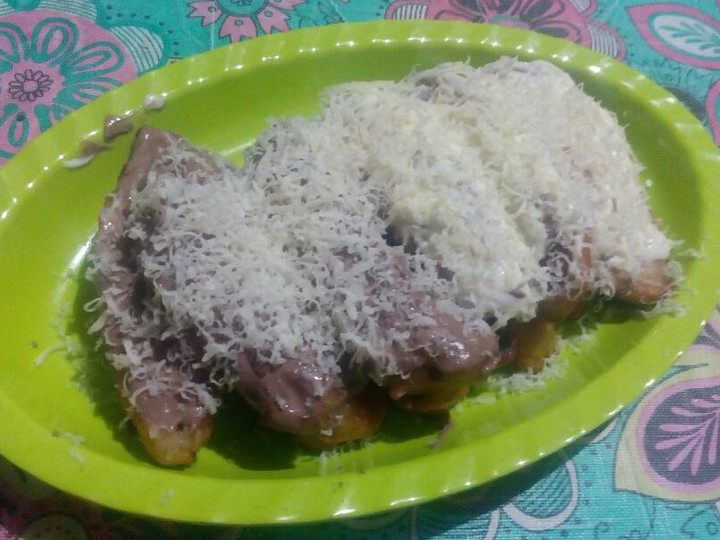  Bagaimana cara buat Pisang goreng crispy coklat keju yang sedap